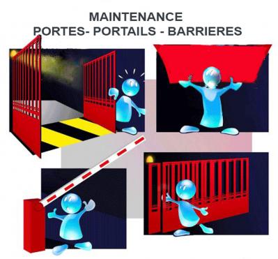 Maintenance portes portails barrieres a2p